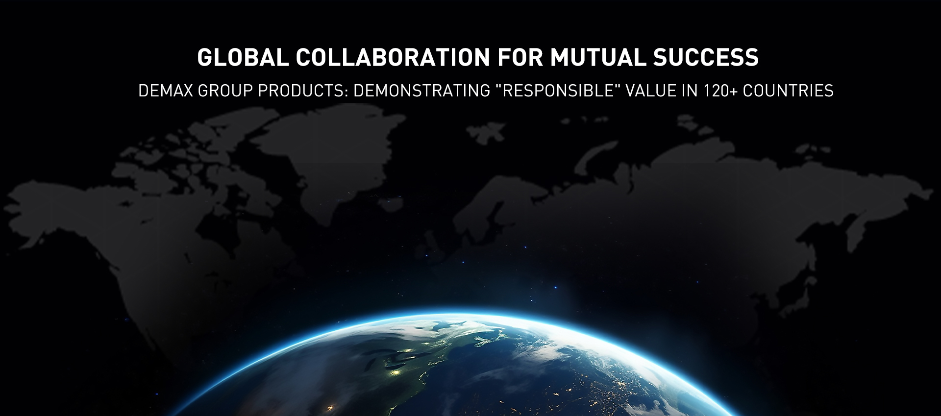 Banner duke theksuar shtrirjen globale të Shandong DeMax Group me mbi 100 vende të shërbyer, duke shfaqur 20 vjet përvojë në prodhimin e dyshemesë dhe paneleve të mureve, të çertifikuar nga SGS ISO9001 dhe CE, me një normë të lartë të riblerjes së klientëve prej 90%.