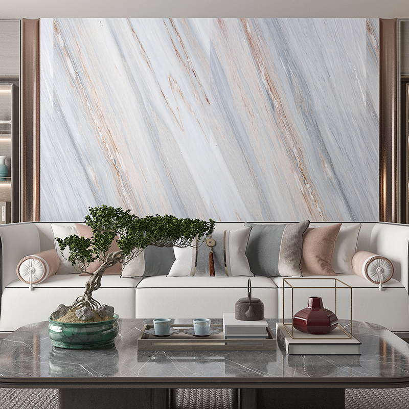 Heat-Resistant PVC Marble Sheet Scratch Proof